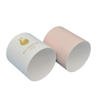 China CMYK Cardboard Tube Packaging With Lid OEM Available Silk Printing for sale