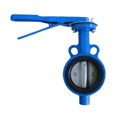 China Two Hole Wafer Water Butterfly Valve Durable High Temperature Resistance for sale