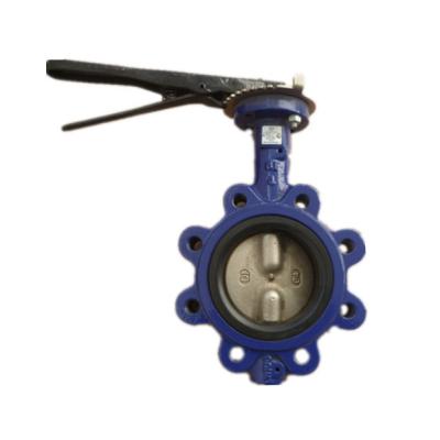 China Two Shaft Butterfly Valve Flange Type Ptfe U Type For Regulating Water Pressure for sale