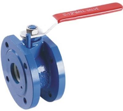 China Wafer Type Cast Iron Ball Valve DN50 1.6Mpa DIN Standard Anti - Static for sale