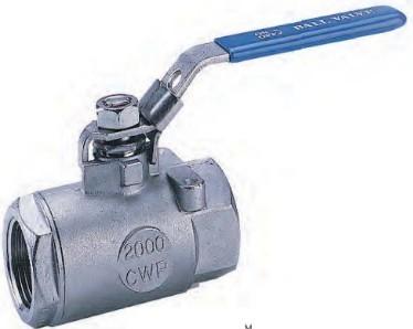 China Screwed End 1500WOG Stainless Steel Ball Valve With Locking Device for sale