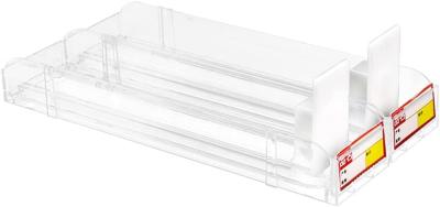 China PVC Shelving Accessories Plastic Divider Acrylic Thruster Cigarette Smoke Pusher Shelf for sale