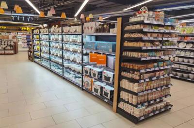 China Manufacturer Convenience Store Display Shelves Hypermarket Shelving for sale