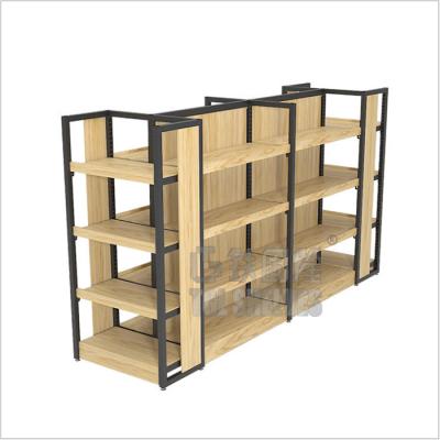 China ODM Wooden Display Racks For Shop , Cosmetic Display Shelves CE Certificate for sale