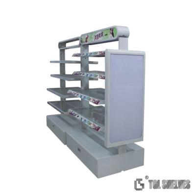 China Material Steel Cosmetics Display Shelf For Salon Shop 45kg / Layer Capacity ODM for sale