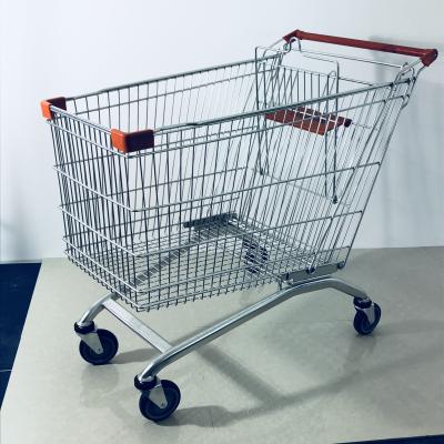 China Large Capacity 180 Litres Shopping Mall Shopping Trolley for sale