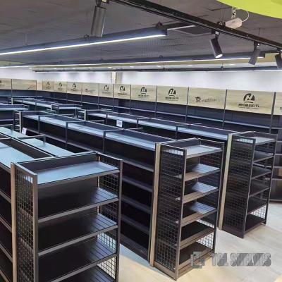 China Powder Coating Grocery Store Shelves CE , Economic Grocery Shop Racks Corrosion Free for sale