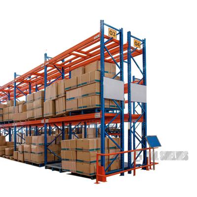 China TGL Heavy Duty Warehouse Shelving , Warehouse Rack And Shelf 500-2500kg Capacity for sale