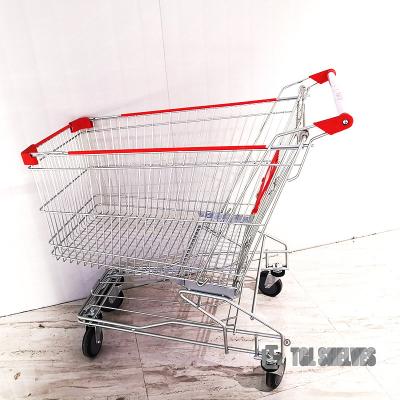 China TGL Big Shopping Cart Trolley 75L ODM For Shop Market Aluminium Material for sale