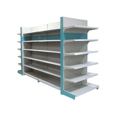 China New Type OEM Convenience Store Display Shelves Gondola System for sale