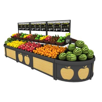 China ODM Fruit And Veg Display Stands , Display Vegetable Rack For Shop 1200×800mm Size for sale