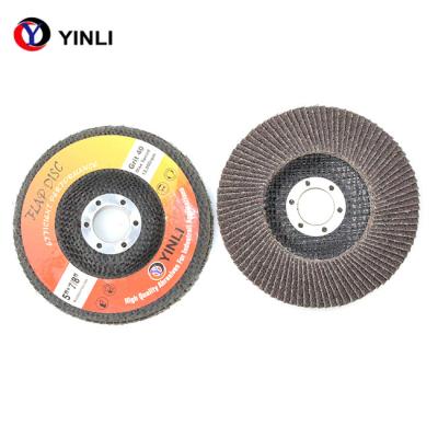 China Calcined Aluminum Flap Disc ,  Sanding Discs 120 Grit For Grinder Polishing for sale