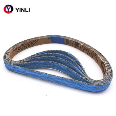 China 40 Grit Aluminum Oxide Custom Sanding Belts For Welded Surface for sale