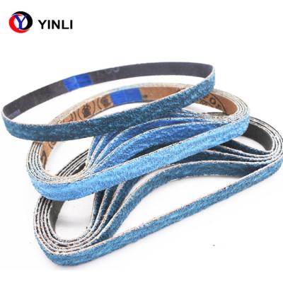 China 10 x 330, 20 x 520 Zirconia Sanding Belt for Stainless Steel Grinding and Polishing for sale