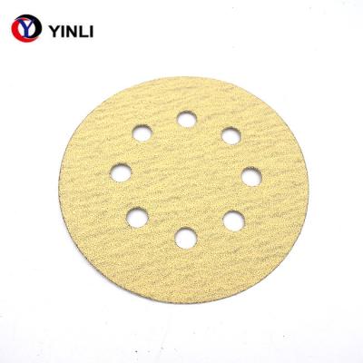 China 5 Inch Brushed Aluminum Sanding Disc Auto Body Sanding Discs Hook And Loop for sale