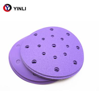 China Round Shape Zirconia Sanding Disc 6 Inch Sanding Discs 80 Grit for sale
