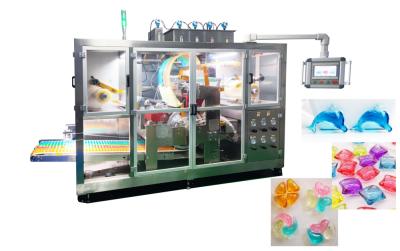 China HX-NZP-3 Highly automatic and speed Pods Packaging Machine for laundry detergent liquid production line à venda