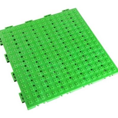 China Green 14mm Rubber Shock Pad For Artificial Grass / Sports Fields for sale