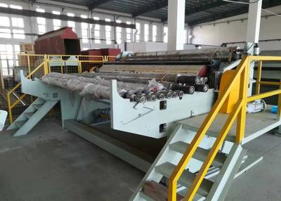 China Multifunctional Fabric Roll Slitting Machine , Fabric Rewinder 5.5KW for sale