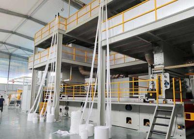 China 3200mm 1000gsm Non Woven Fabric Production Line For Disposable Gowns for sale