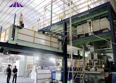China 4000mm 550m/Min Non Woven Fabric Making Machineverpakking voor de Doeken van het Rijstpakket Te koop