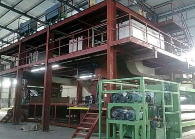 China 3200mm Full Automatic Non Woven Roll Making Machine Single Beam High Speed for sale