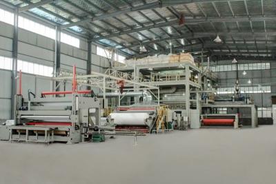 China Fully automatic S SS SMMS high quality pp meltbond non woven fabric making equipment production line for sale