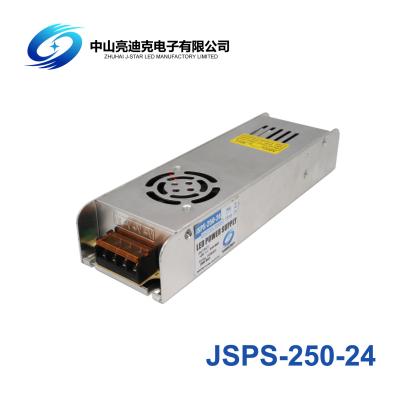 China SAA Non Condensing 24V LED Switching Power Supply 250W 10.4A for sale