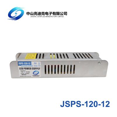 China Fonte de alimentação de comutação de prata do diodo emissor de luz de 12V 10A 120W para a luz de tira conduzida à venda