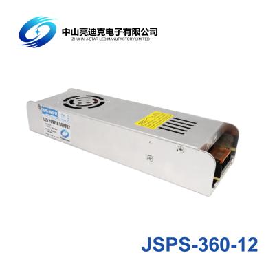 China fonte de alimentação clara de néon de prata da cor 30A 360W 12V para a exposição de diodo emissor de luz à venda