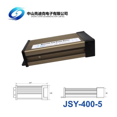 China 5V 400W Rainproof LED Power Supply for sale