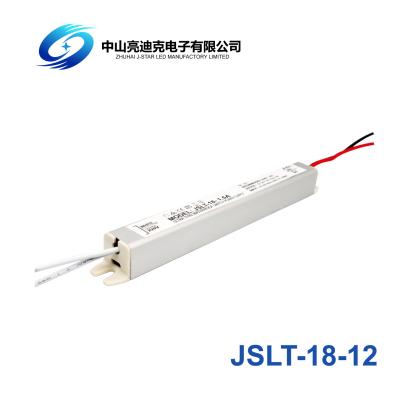 China 12V 1.5A IP20 Slim LED Power Supply for sale
