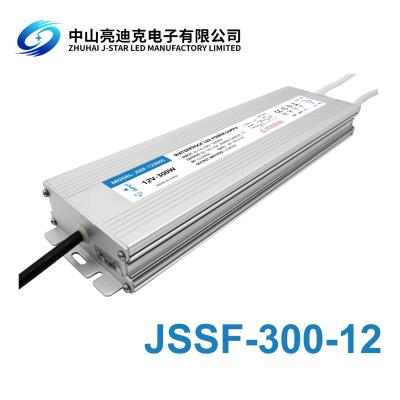 China J-STAR Waterproof 12500mA 25 Amp 300 Watt Constant Voltage 170-260Vac 12V for sale