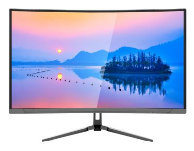 China 75Hz / 100Hz 1800R Curved Gaming Computer Monitor 27 Inch FHD 1080P VA Screen for sale