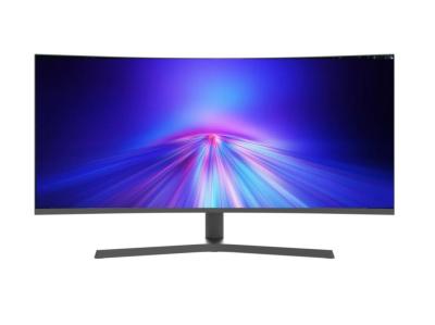 China 1500R Curved Screen Computer Monitor 75Hz 31.5 Inch With HDR 10 And DisplayPort for sale