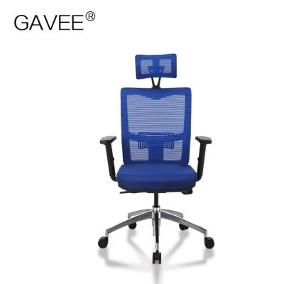 China Moveable Ergonomic Mesh Chair , Mesh Executive Office Chair With Fixed Armrest for sale