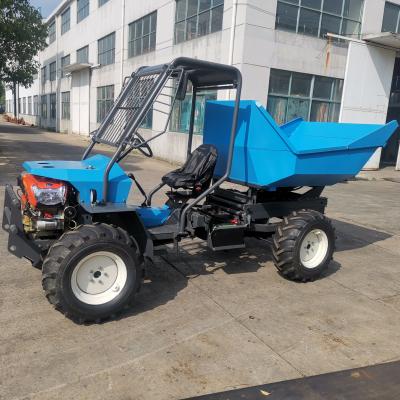 China Blue Mini Garden Tractor Diesel Electric Tractor With Grapple for sale