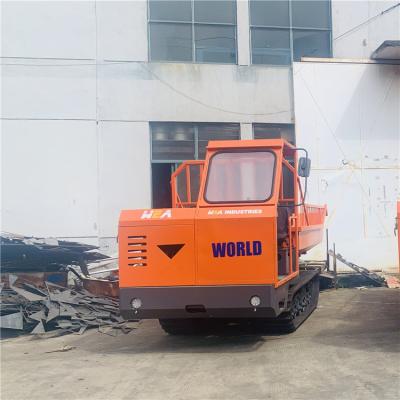 China trator de exploração agrícola de Mini Dumper Centralized Handle Crawler da esteira rolante 4wd com PTO à venda