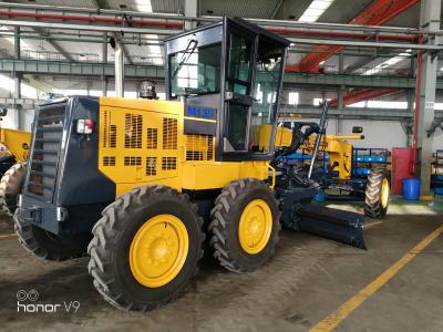 China Hydraulic Brake System Heavy Equipment Motor Grader Mini For Road Construction for sale