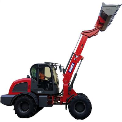 China Electric Joystick Telescopic Wheel Loader 825T Articulated Telescopic Loader for sale