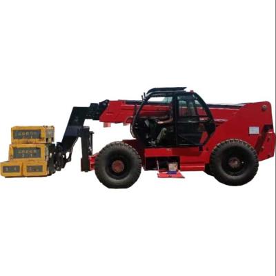 China 12 Meter Telescopic Rough Terrain Forklift Environment Protection for sale