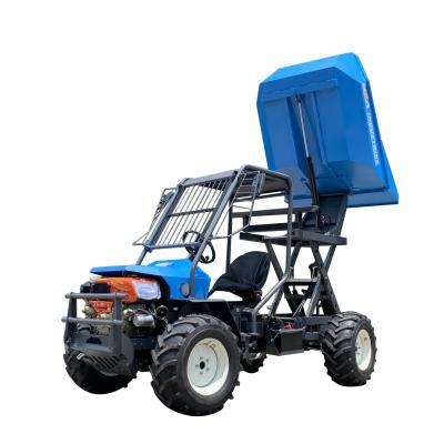 China Articulated Steering Palm Oil Tractor Mini Tractor 4x4 For Palm Oil Plantations for sale
