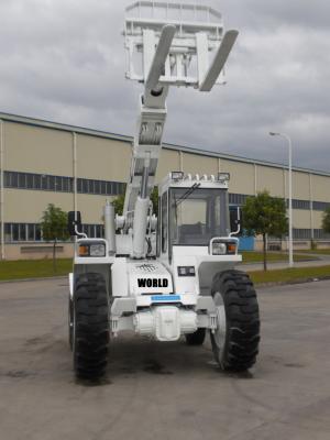 Chine Engine Powered Hydraulic Brakes Terrain Forklift 6 Meters Maximum Lift Height à vendre