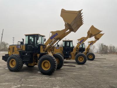 China Max. 1200mm Dumping Reach Wheel Loader With 162KW Rated Power For Mining for sale