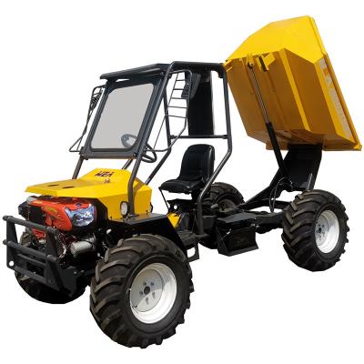 China Mini Palm Oil Tractor Machine For Palm Oil Plantations 4*4 Wheel Drive 1325mm Tread Width for sale