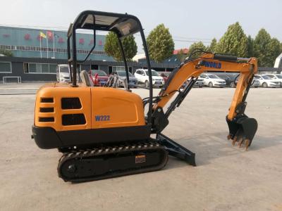 China Compact Mini Crawler Excavator With 310mm Blade Cutting Depth 2200kg Bucket 0.1-0.3cbm for sale