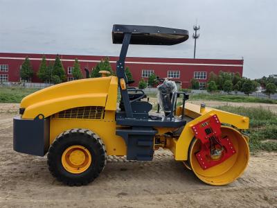 China Single steel wheel vibratory roller 4 tons 4.5tons 5tons  road construction machinery mini Compactor for sale