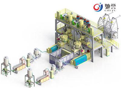 China Pulverice el sistema transportador de mezcla de dosificación automático para el cable del PVC en venta