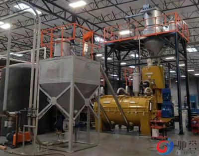 中国 空気の投薬の運搬システムが付いている高速ミキサー ポリ塩化ビニール合成のターボのミキサー 販売のため