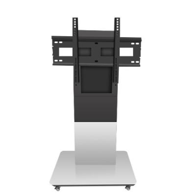 China SKD Mobile TV Monitor Stand 100KG MAX Support SPCC Smart Board Floor Stand for sale